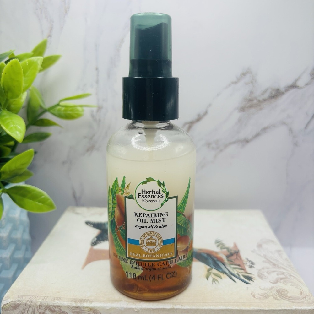 Herbal Essences Repairing  Hair Oil Mist‎ Argan Oil & Aloe 4 oz New